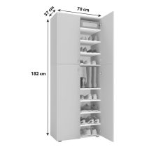 Skrinka Na Topánky Lona Xxl Š: 70cm Biela